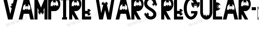 vampire wars regular字体转换